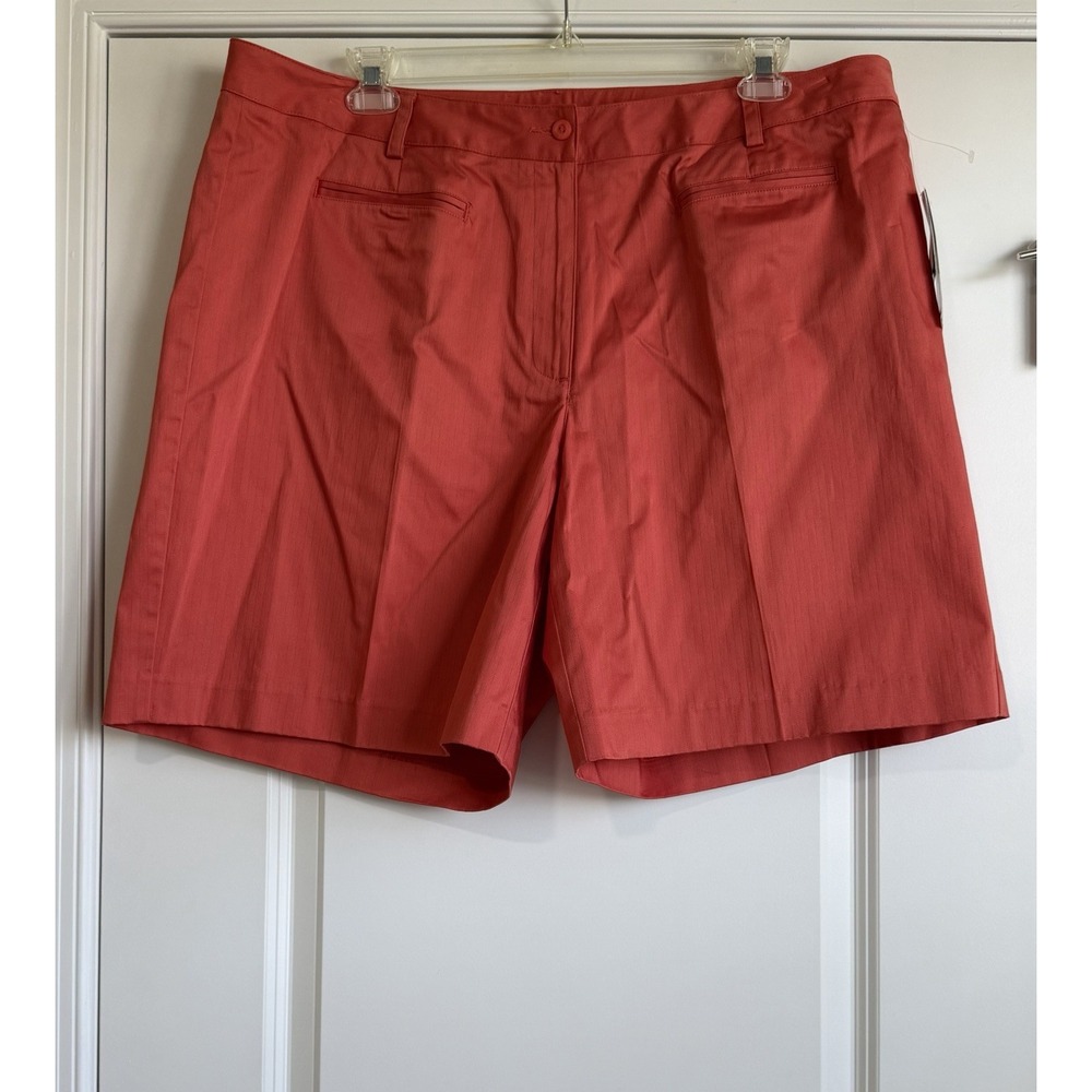 Liz Golf Audra Women's Coral Golf Shorts Size 20W NWT